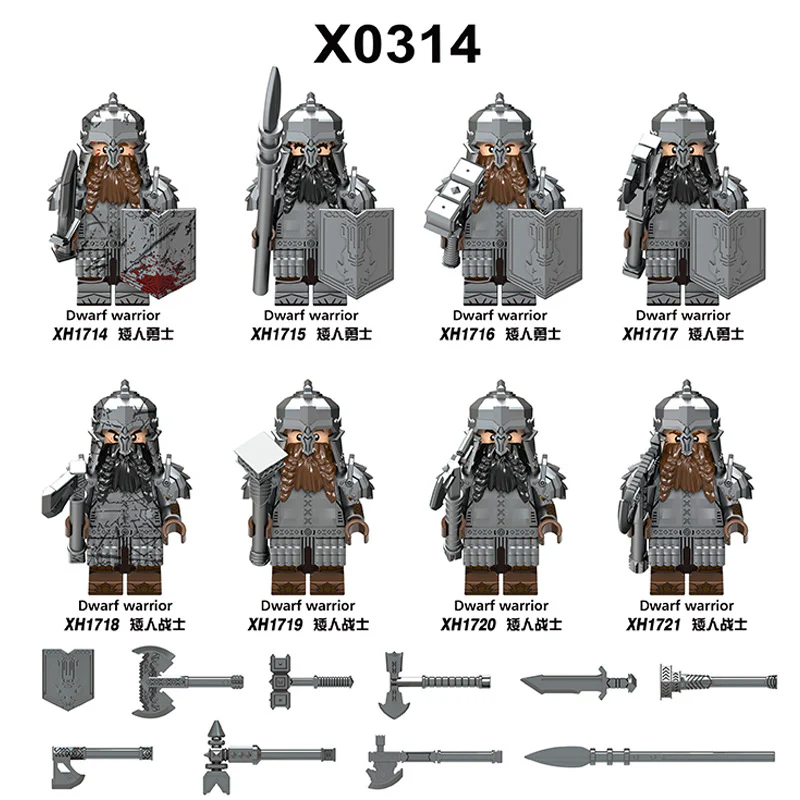X0314 Medieval series minifigures - Image 10