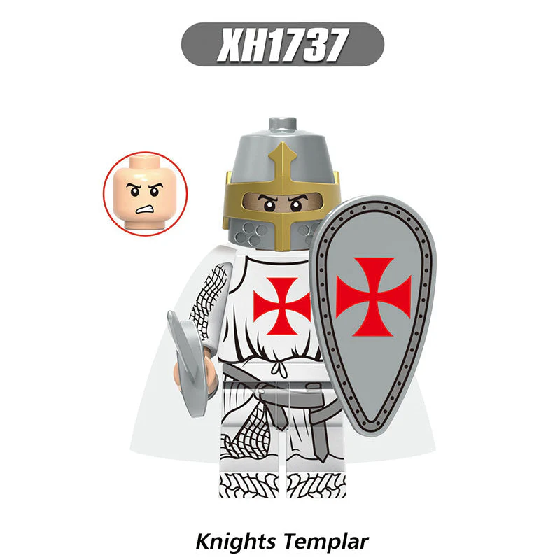 X0316 Medieval minifigures （Teutonic Knights Hospital Knights Knights Templar） - Image 9