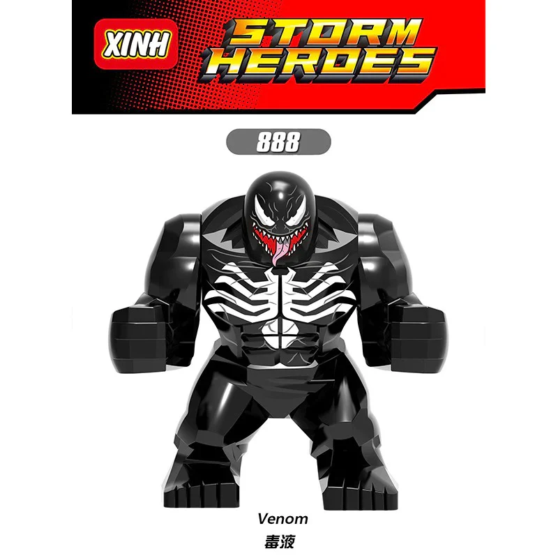 X888 X891 X892 X893 X1047-1049 superhero series venom big minifigures - Image 5