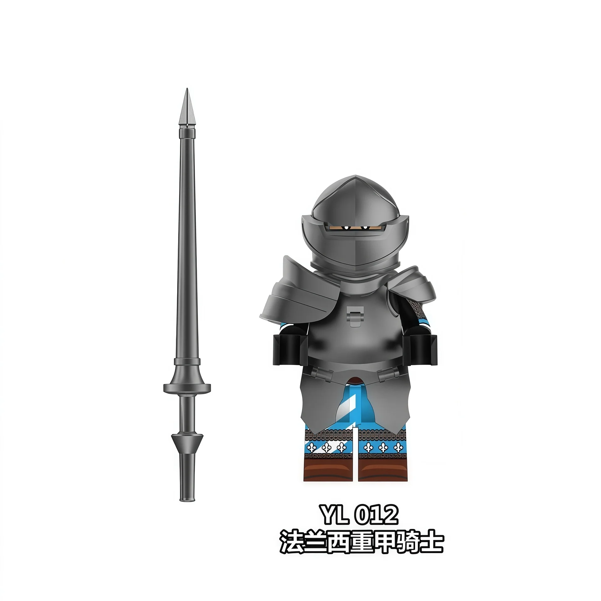 YL011-012 medieval militia soldiers Minifigures - Image 5