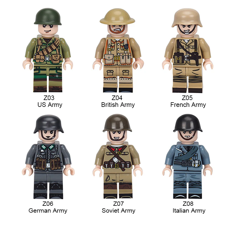 Z03-Z08 Military minifigures - Image 14