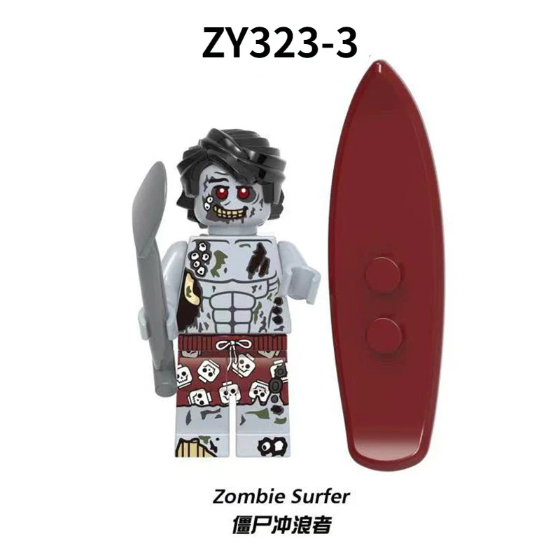 ZY323 Halloween Cemetery Zombie Minifigures - Image 11