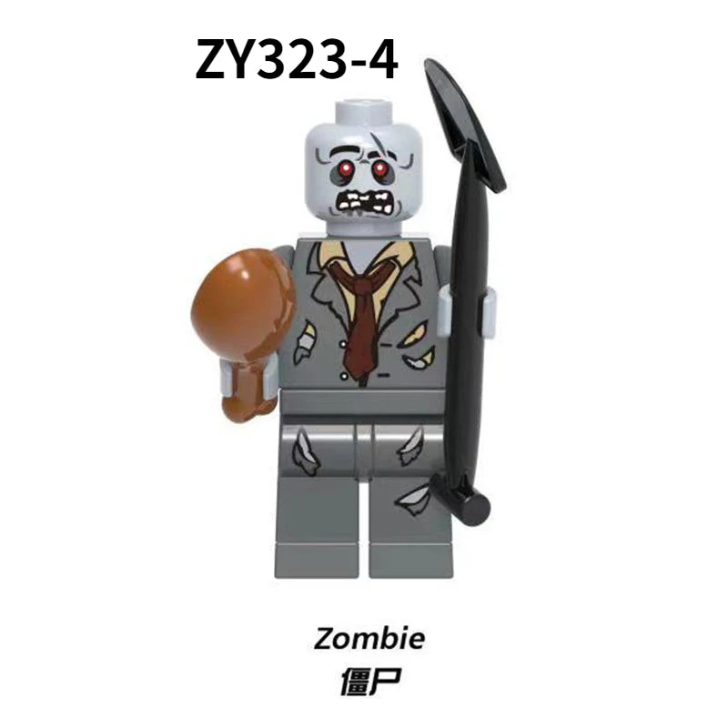ZY323 Halloween Cemetery Zombie Minifigures - Image 12