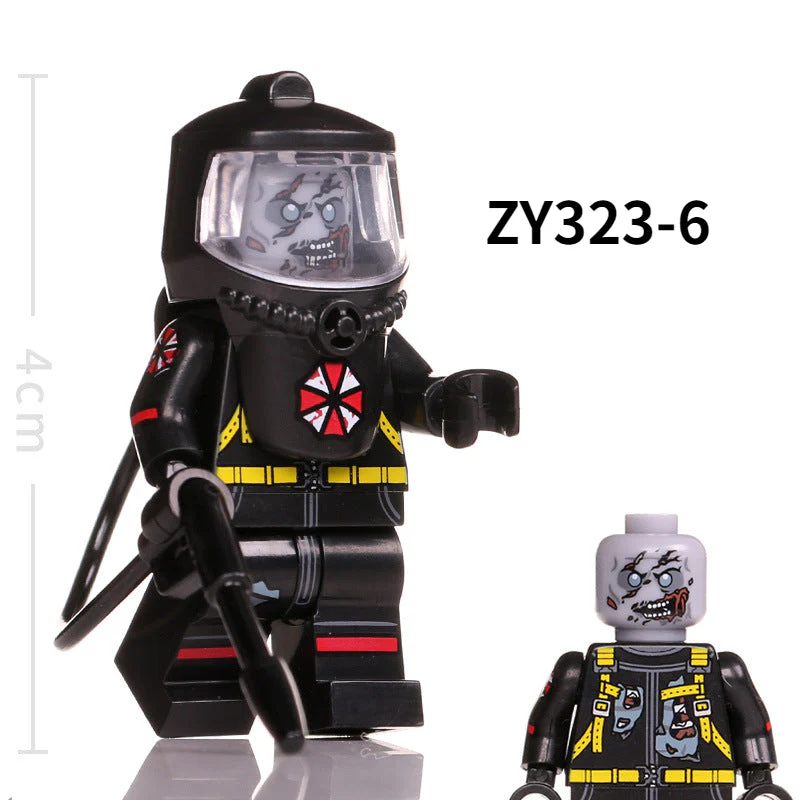 ZY323 Halloween Cemetery Zombie Minifigures - Image 14