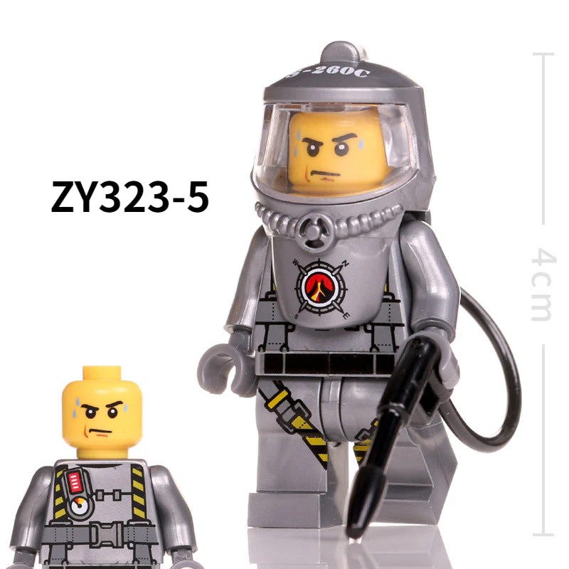 ZY323 Halloween Cemetery Zombie Minifigures - Image 6